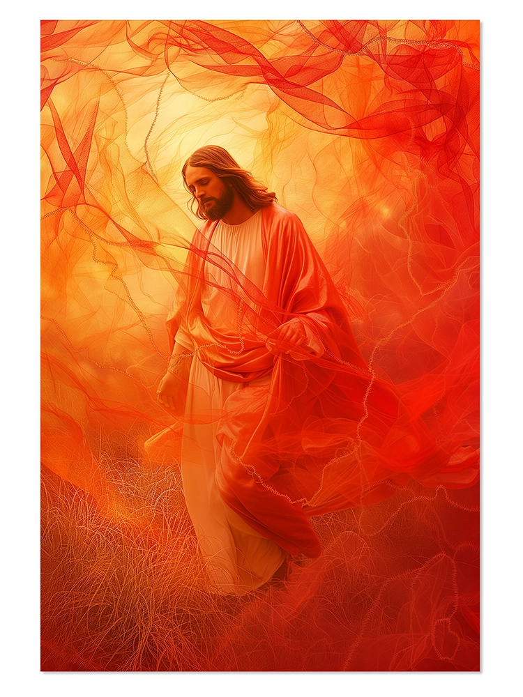 Plakat Jezus Król i Zbawiciel JKIZ0003