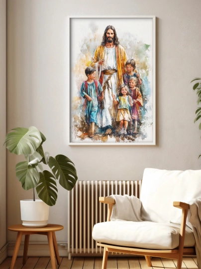 Plakat Jezus Król i Zbawiciel JKIZ0004