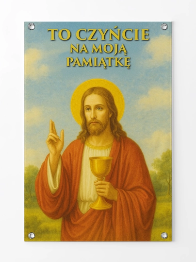 Baner na Boże Ciało dekoracja ołtarzy i procesji BBC0003