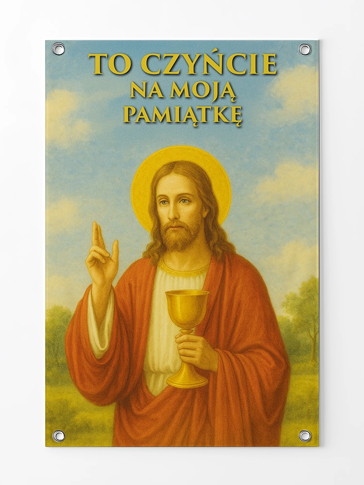 Baner na Boże Ciało dekoracja ołtarzy i procesji BBC0003