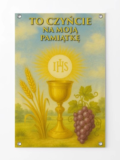 Baner na Boże Ciało dekoracja ołtarzy i procesji BBC0004