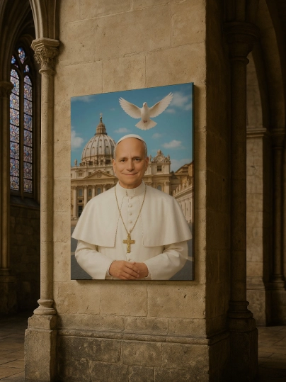 Obraz religijny PORTRET NOWY PAPIEŻ Leon XIV  - POPE0001