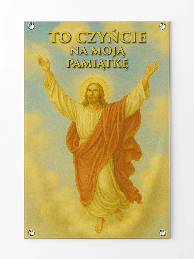 Baner na Boże Ciało dekoracja ołtarzy i procesji BBC0005