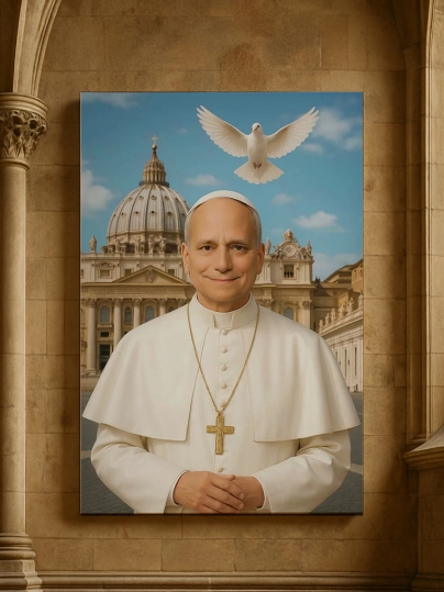 Obraz religijny PORTRET NOWY PAPIEŻ Leon XIV  - POPE0001
