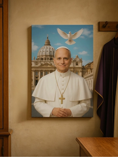 Obraz religijny PORTRET NOWY PAPIEŻ Leon XIV  - POPE0001