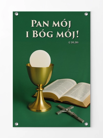 Baner na Boże Ciało dekoracja ołtarzy i procesji BBC0010