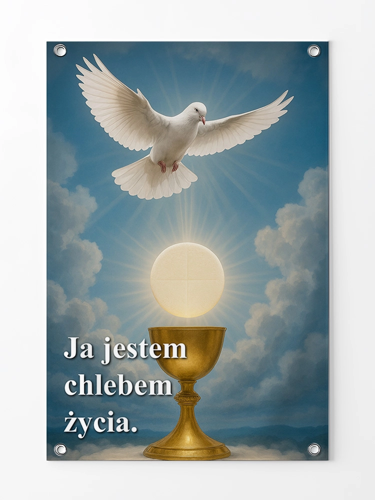 Baner na Boże Ciało dekoracja ołtarzy i procesji BBC0016