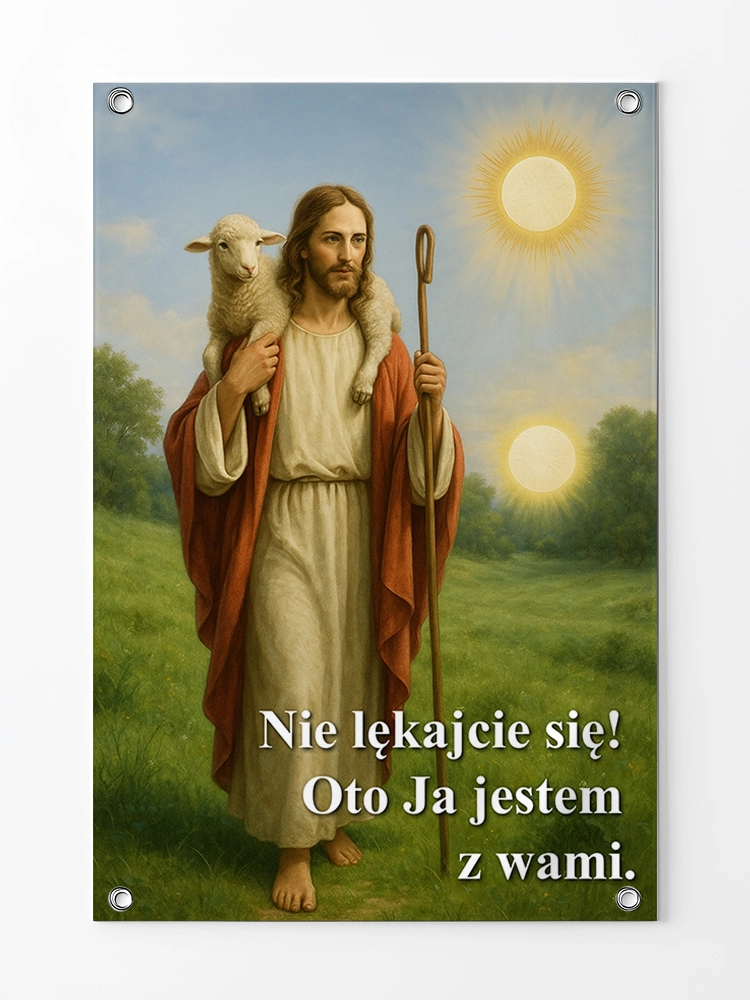 Baner na Boże Ciało dekoracja ołtarzy i procesji BBC0017