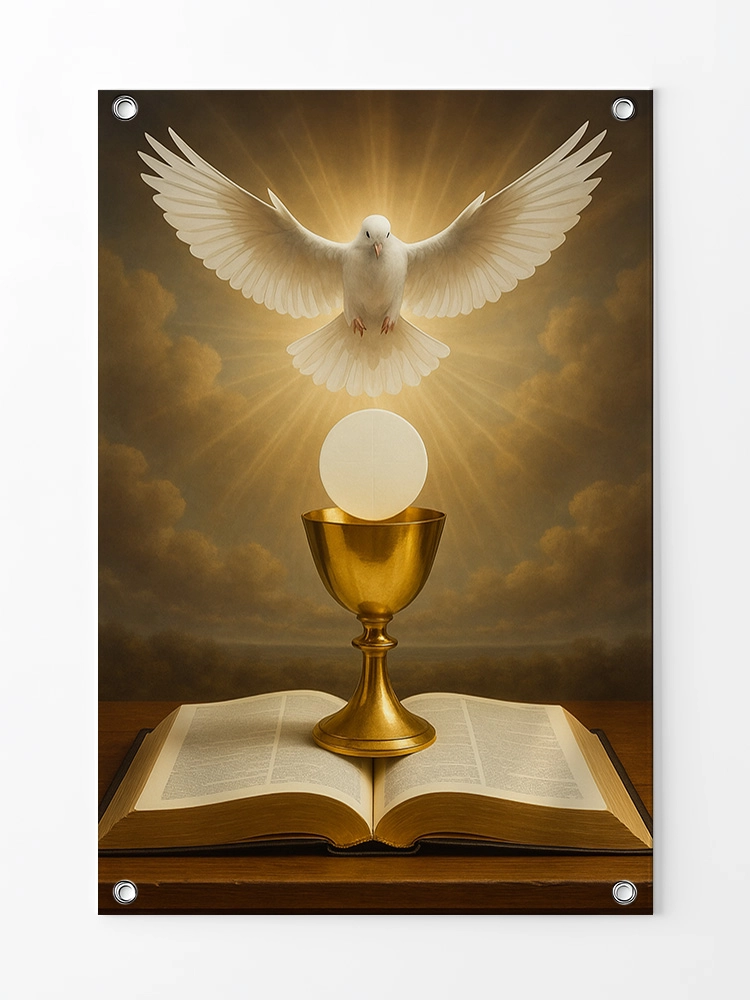 Baner na Boże Ciało dekoracja ołtarzy i procesji BBC0019