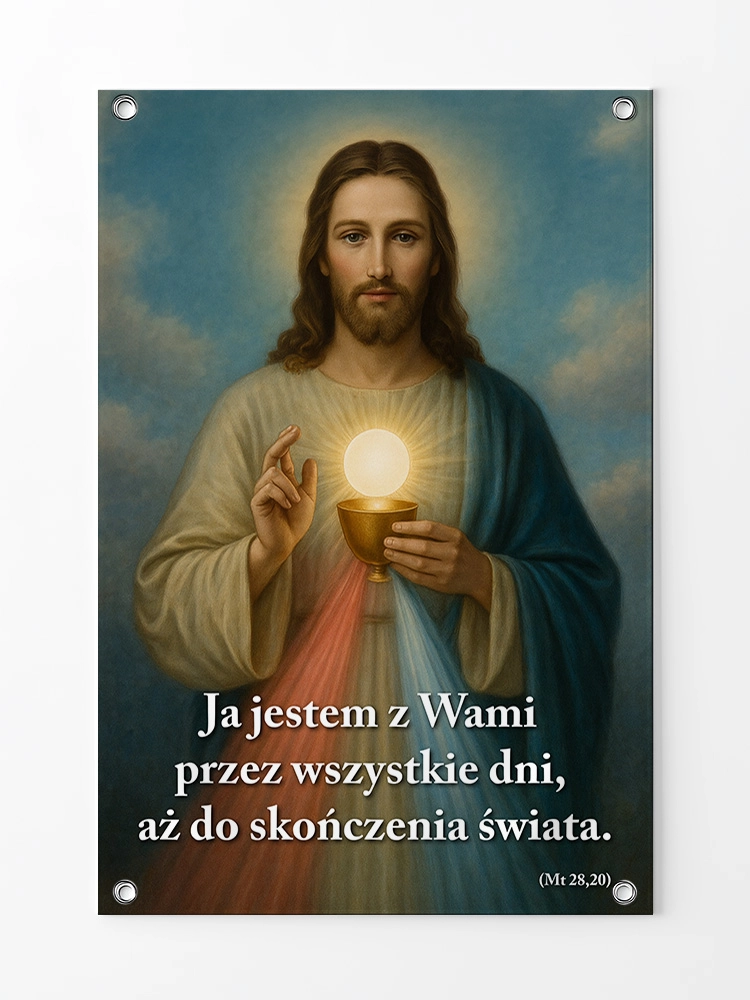 Baner na Boże Ciało dekoracja ołtarzy i procesji BBC0020