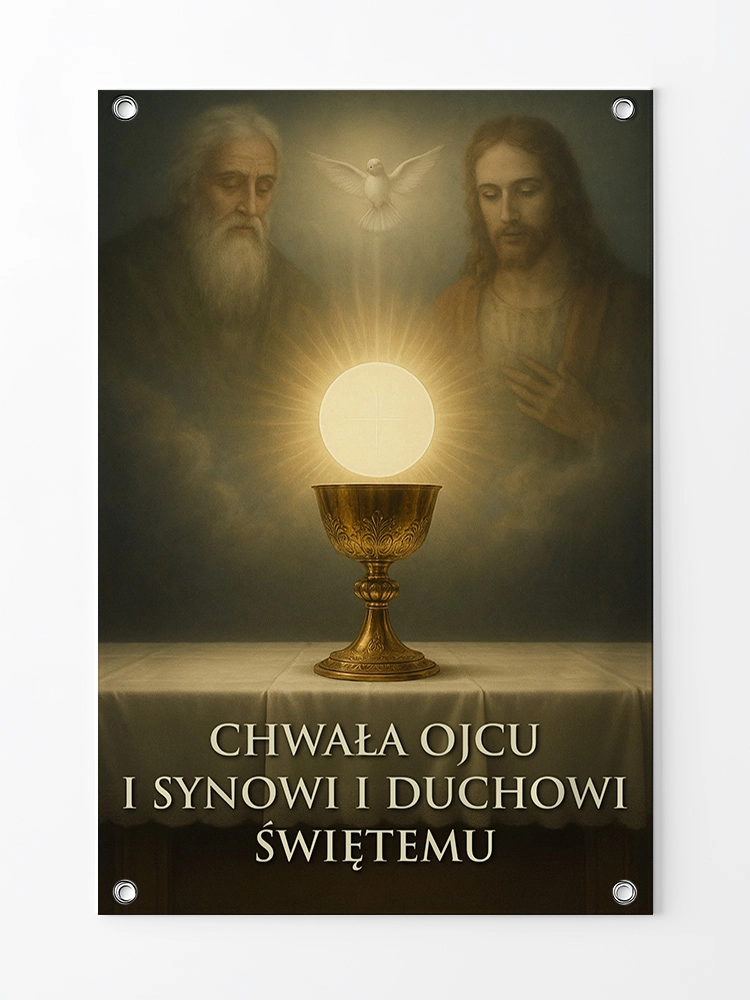 Baner na Boże Ciało dekoracja ołtarzy i procesji BBC0024