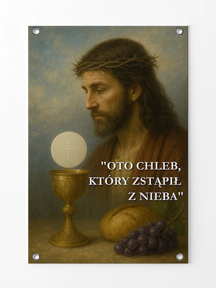 Baner na Boże Ciało dekoracja ołtarzy i procesji BBC0029