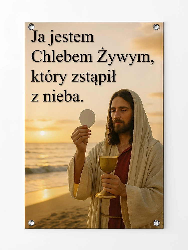 Baner na Boże Ciało dekoracja ołtarzy i procesji BBC0035