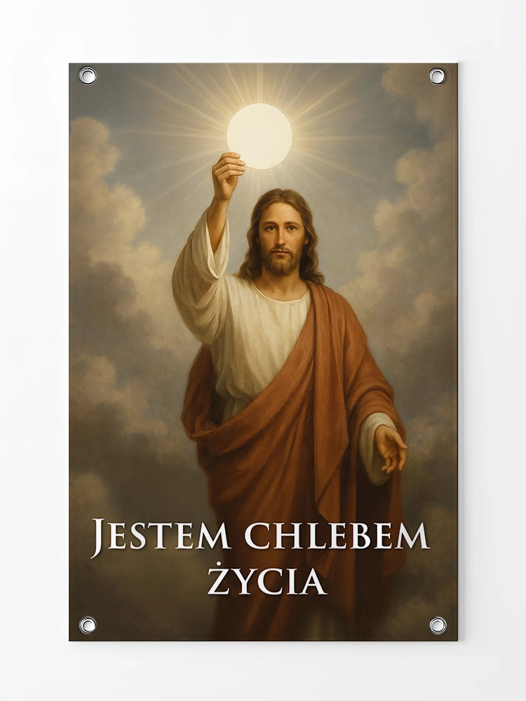 Baner na Boże Ciało dekoracja ołtarzy i procesji BBC0036