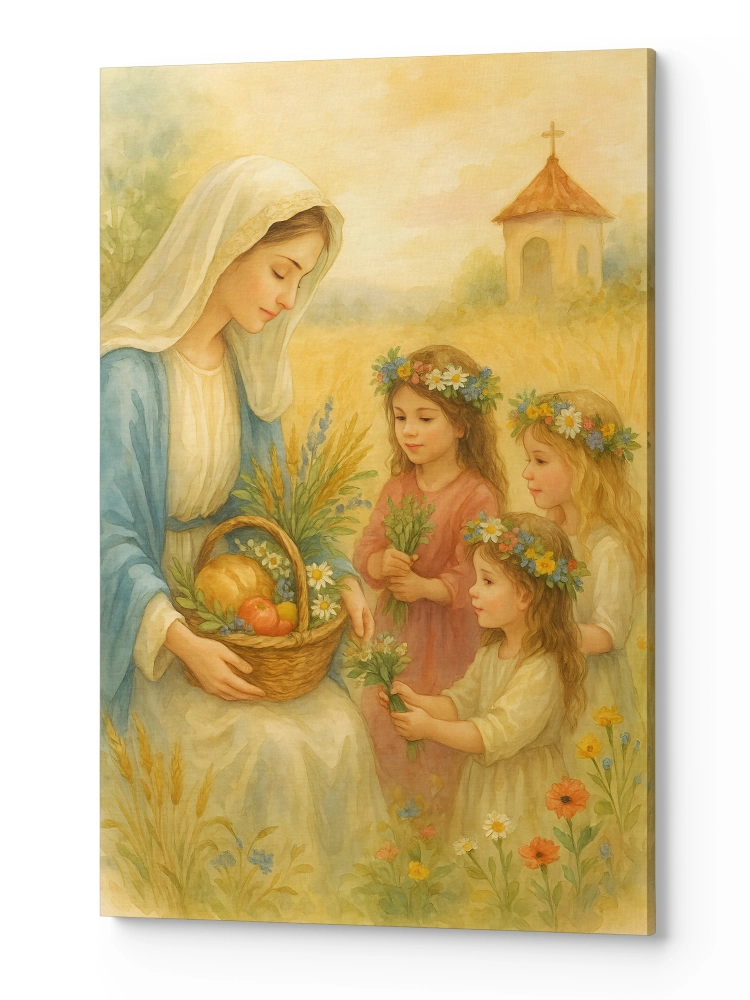 Obraz na płótnie Matka Boska Zielna MBZ0001