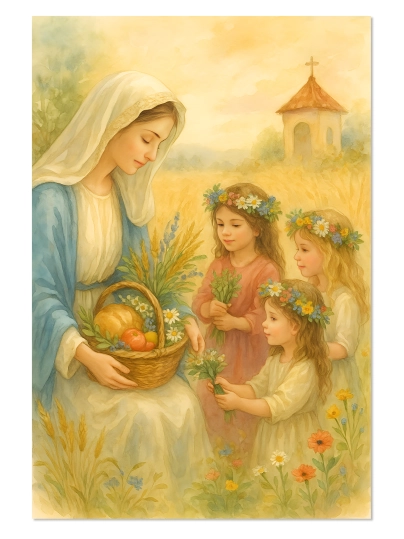 Plakat Matka Boska Zielna MBZ0001