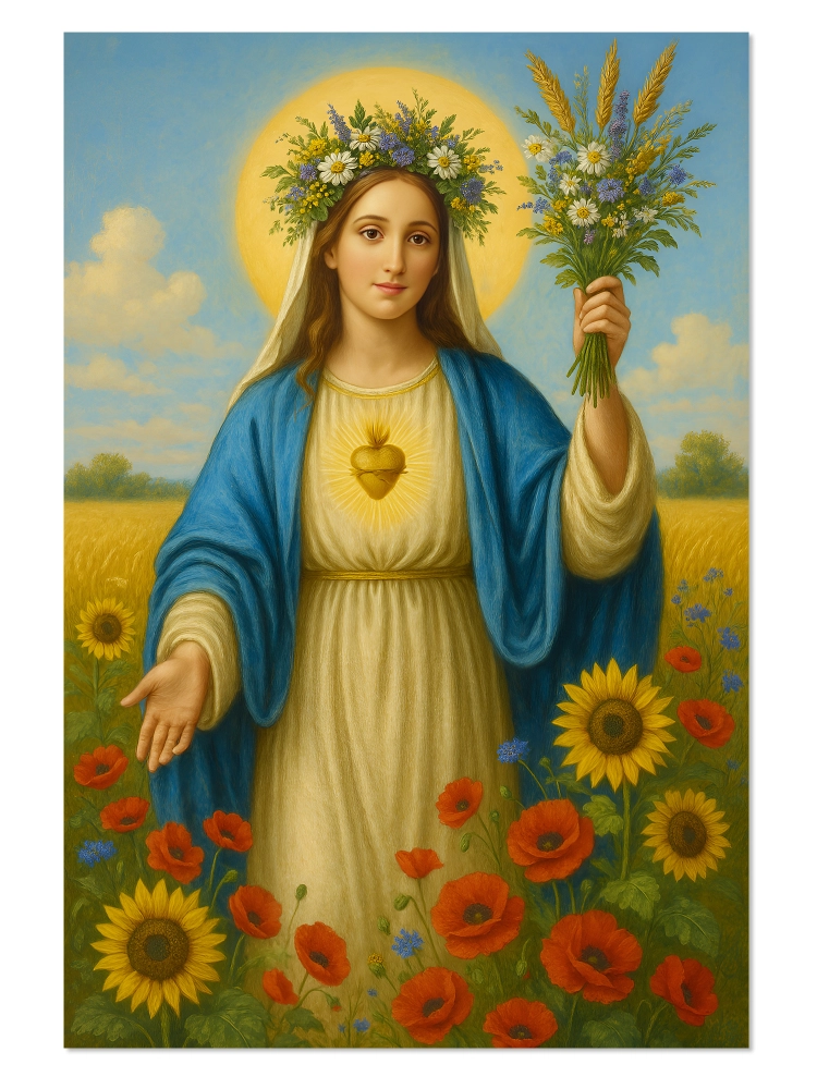 Plakat Matka Boska Zielna MBZ0002