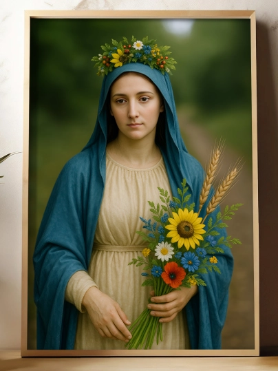 Plakat Matka Boska Zielna MBZ0004