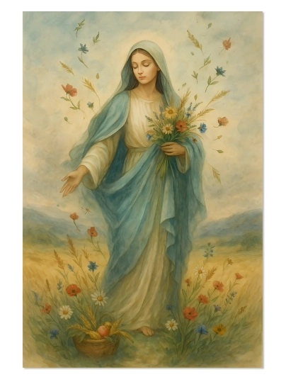 Plakat Matka Boska Zielna MBZ0006