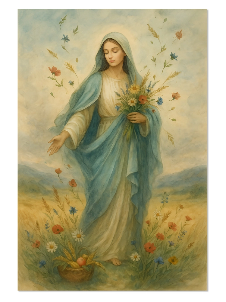 Plakat Matka Boska Zielna MBZ0006