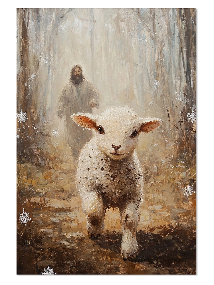 Plakat Jezus Dobry Pasterz JDP0002