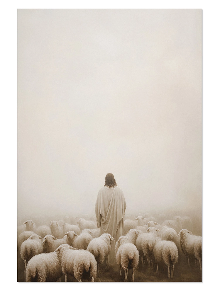 Plakat Jezus Dobry Pasterz JDP0004
