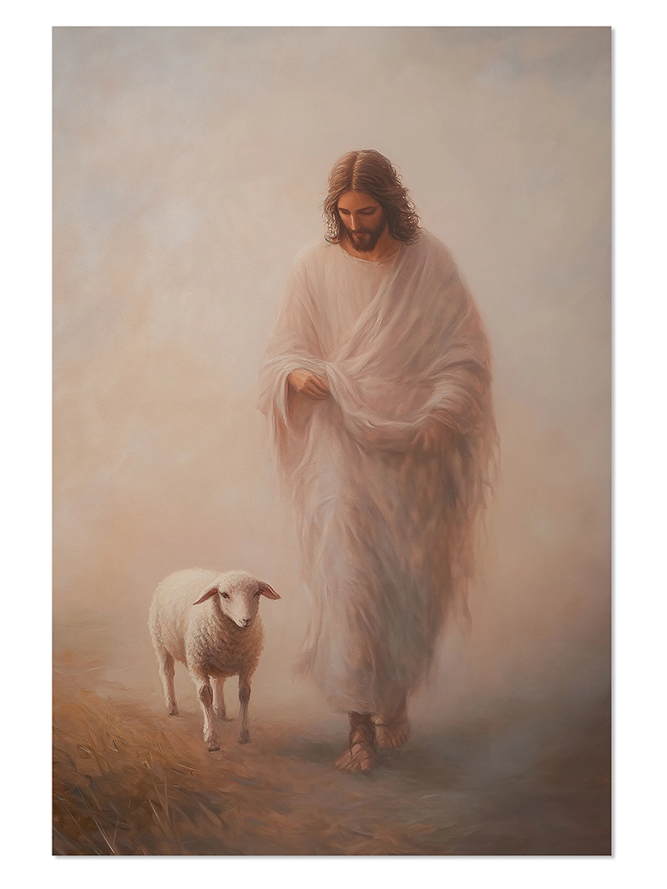 Plakat Jezus Dobry Pasterz JDP0005