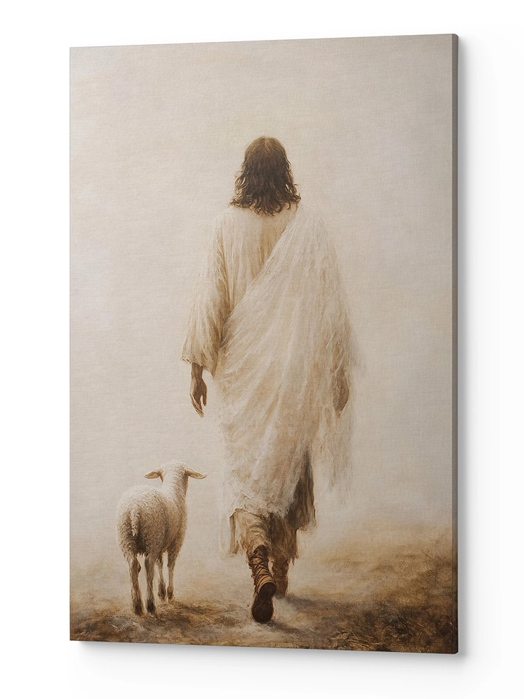 Obraz na płótnie Jezus Dobry Pasterz JDP0006