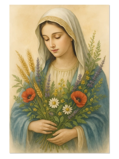 Plakat Matka Boska Zielna MBZ0008