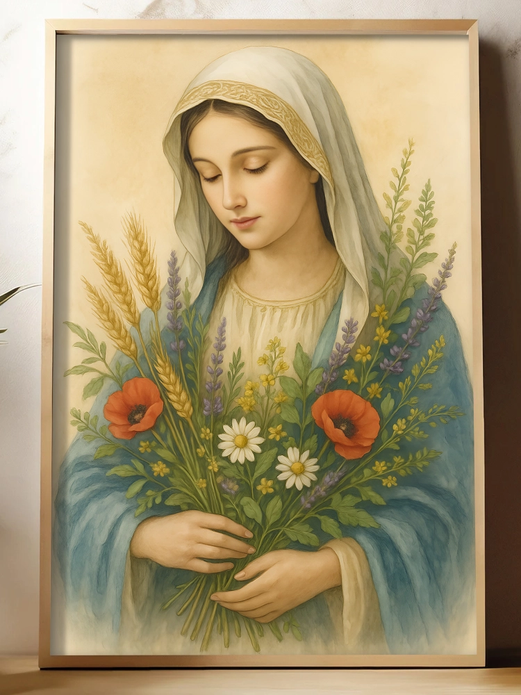 Plakat Matka Boska Zielna MBZ0008