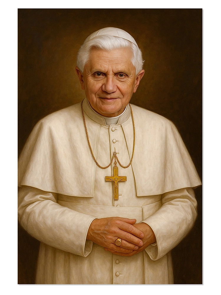 Plakat Papież PORTRET Benedykt XVI 16 Joseph Ratzinger - POPEB0001