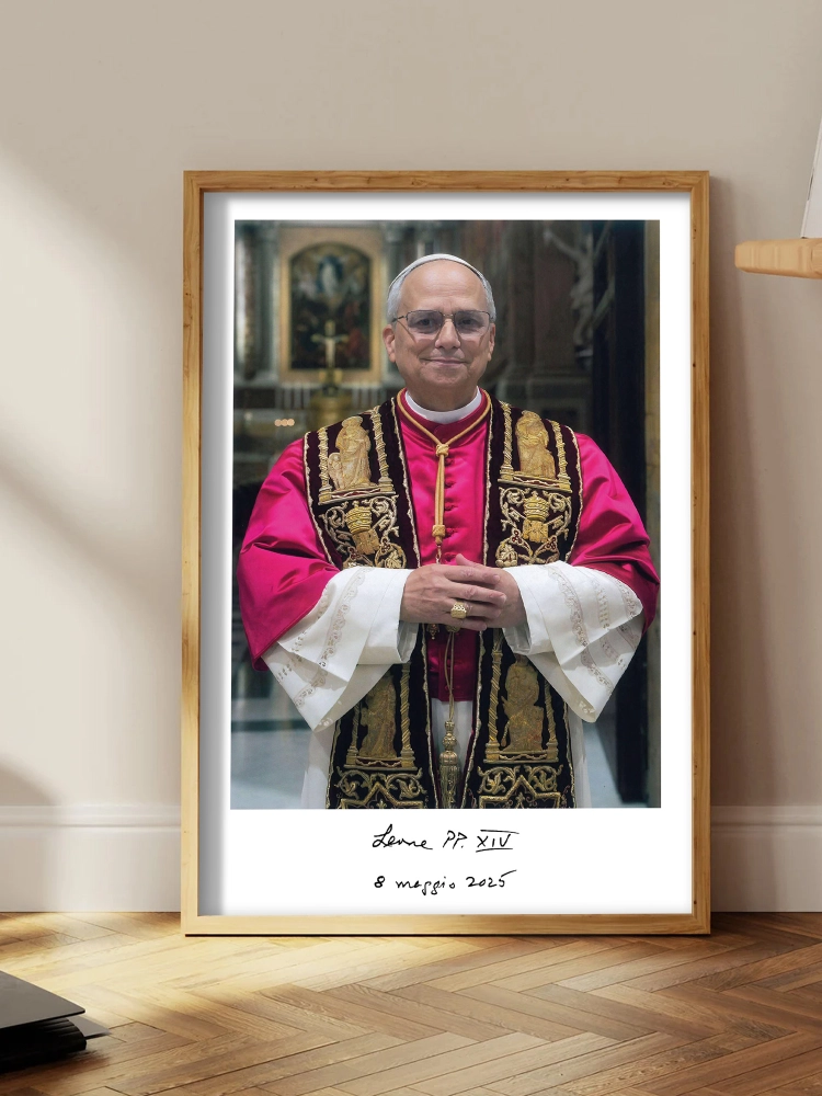 Plakat religijny PORTRET NOWY PAPIEŻ Leon XIV - POPE0005