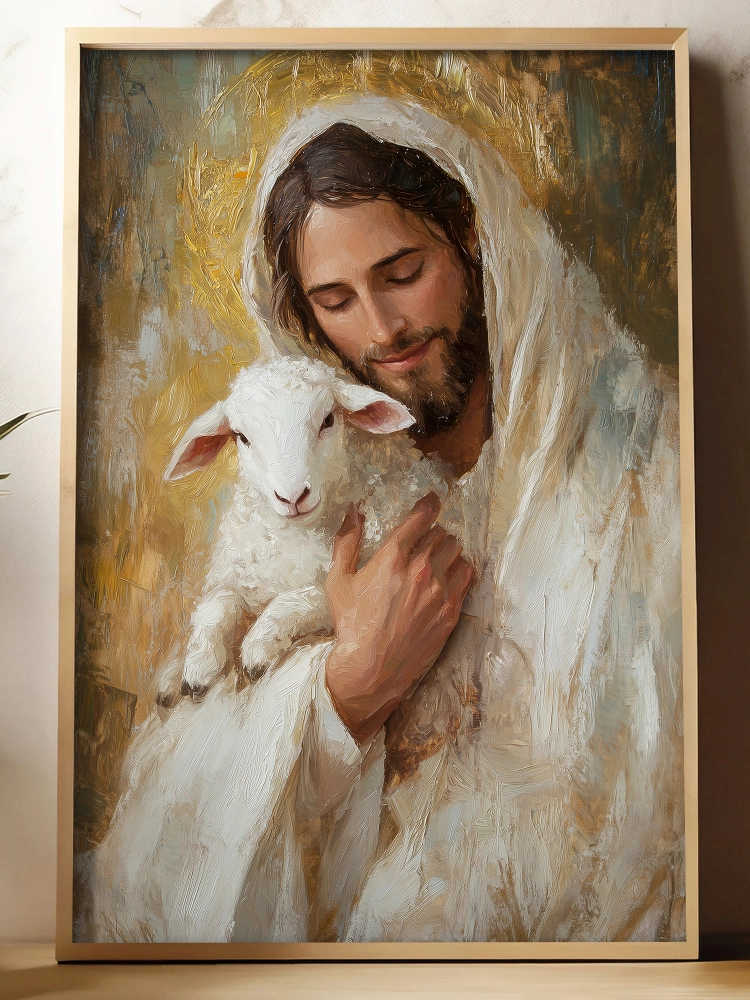 Plakat Jezus Dobry Pasterz JDP0001