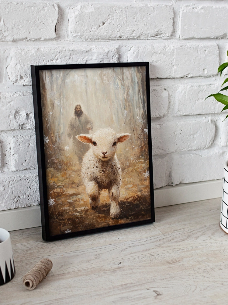 Plakat Jezus Dobry Pasterz JDP0002