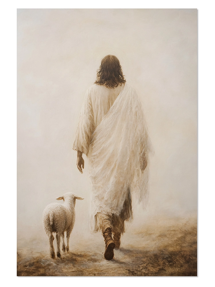 Plakat Jezus Dobry Pasterz JDP0006