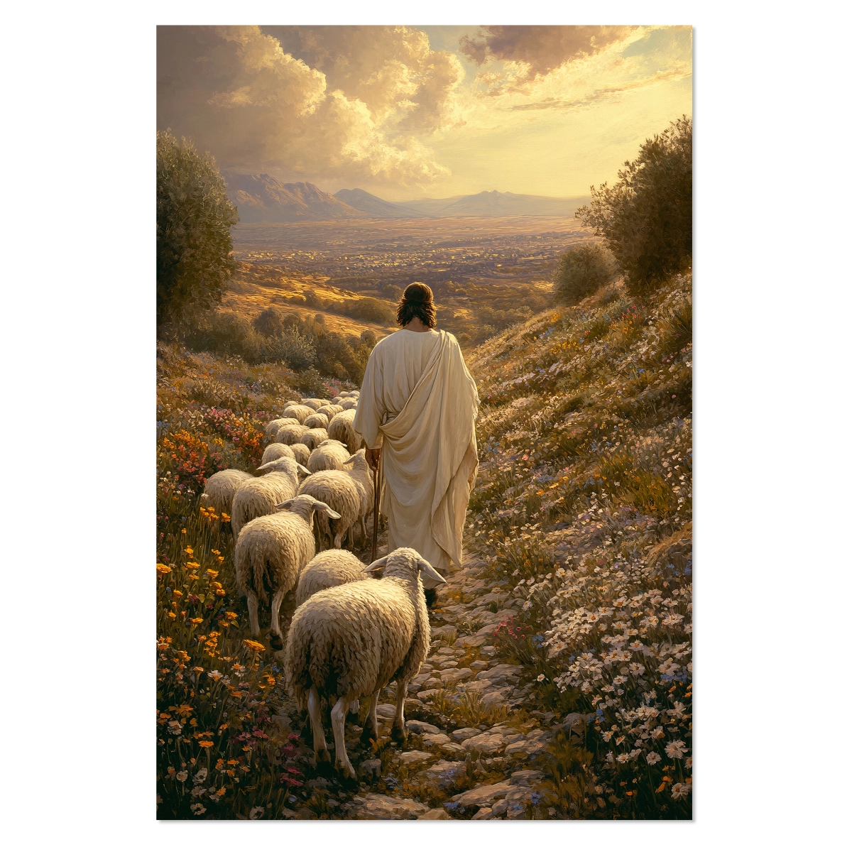 Plakat Jezus Dobry Pasterz JDP0009