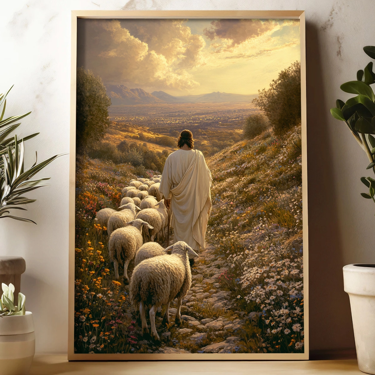 Plakat Jezus Dobry Pasterz JDP0009