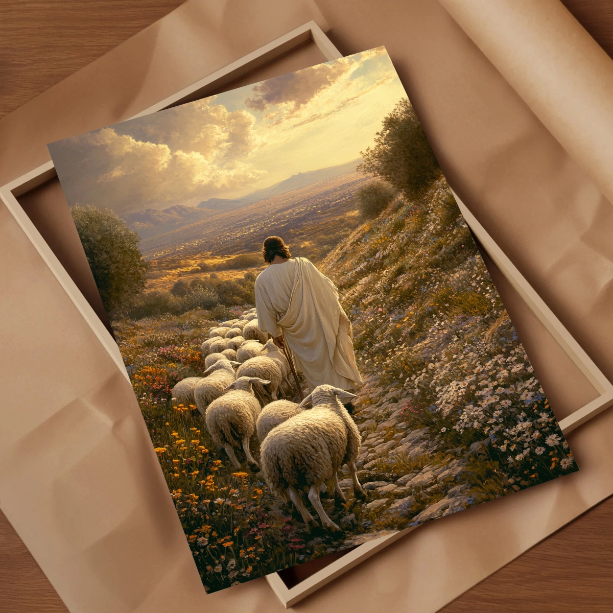 Plakat Jezus Dobry Pasterz JDP0009