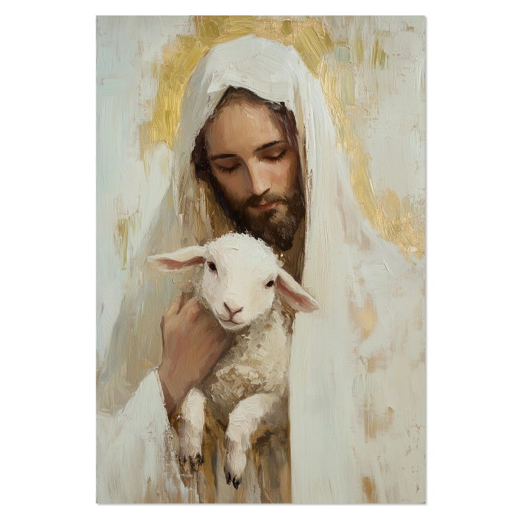 Plakat Jezus Dobry Pasterz JDP0010