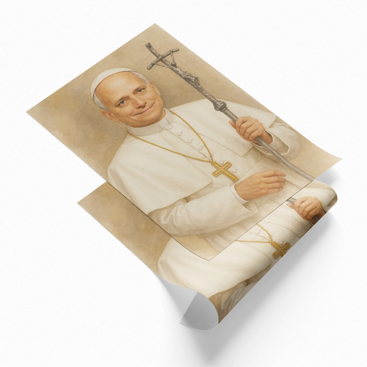 Plakat religijny PORTRET NOWY PAPIEŻ Leon XIV - POPE0003