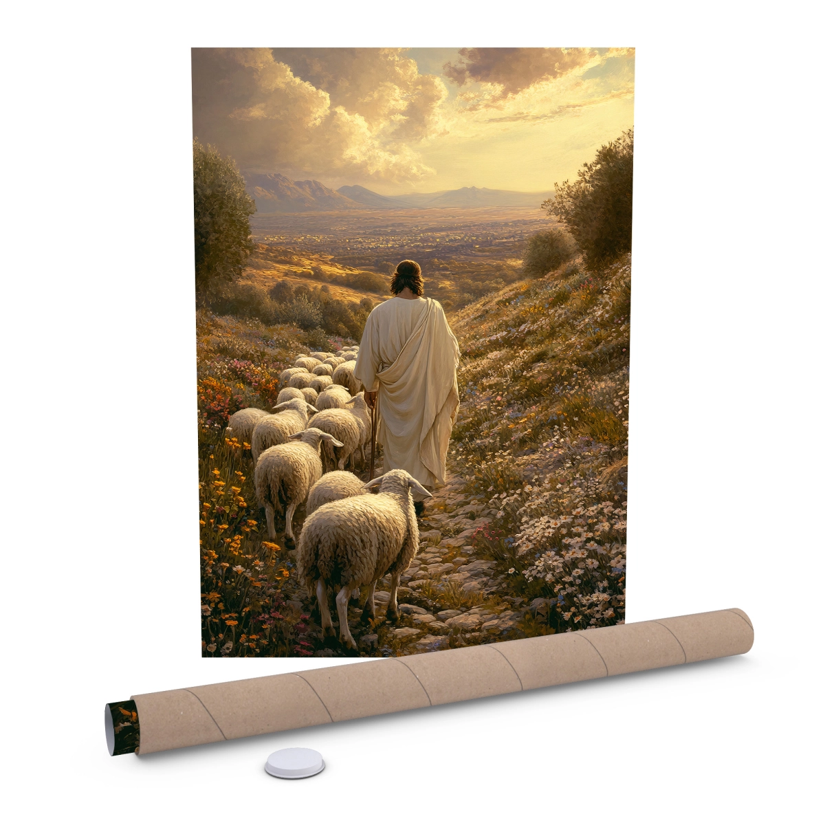 Plakat Jezus Dobry Pasterz JDP0009