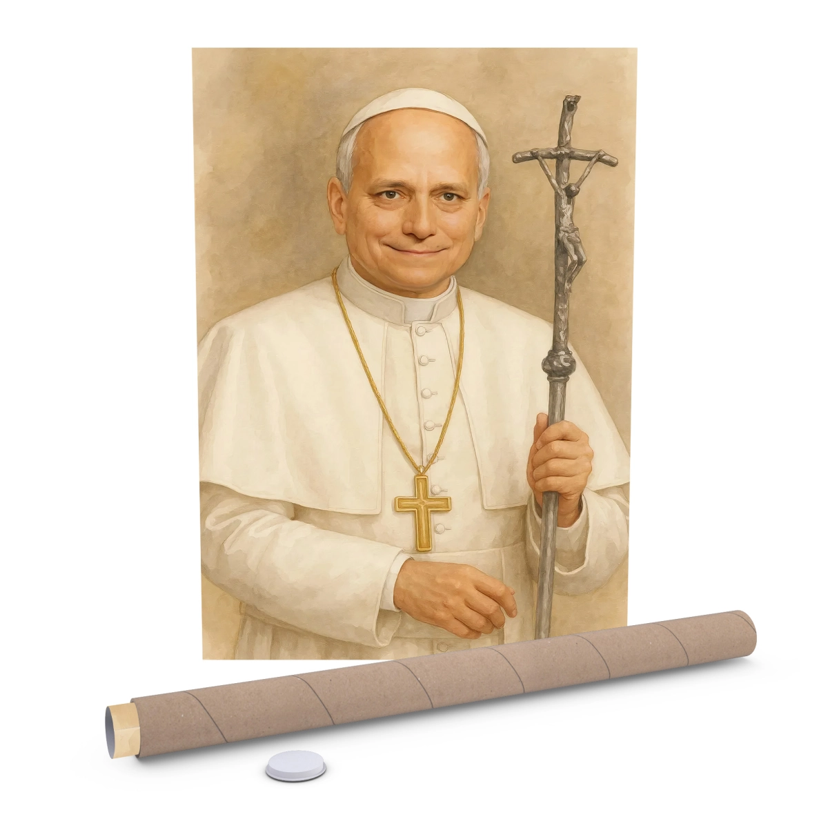 Plakat religijny PORTRET NOWY PAPIEŻ Leon XIV - POPE0003