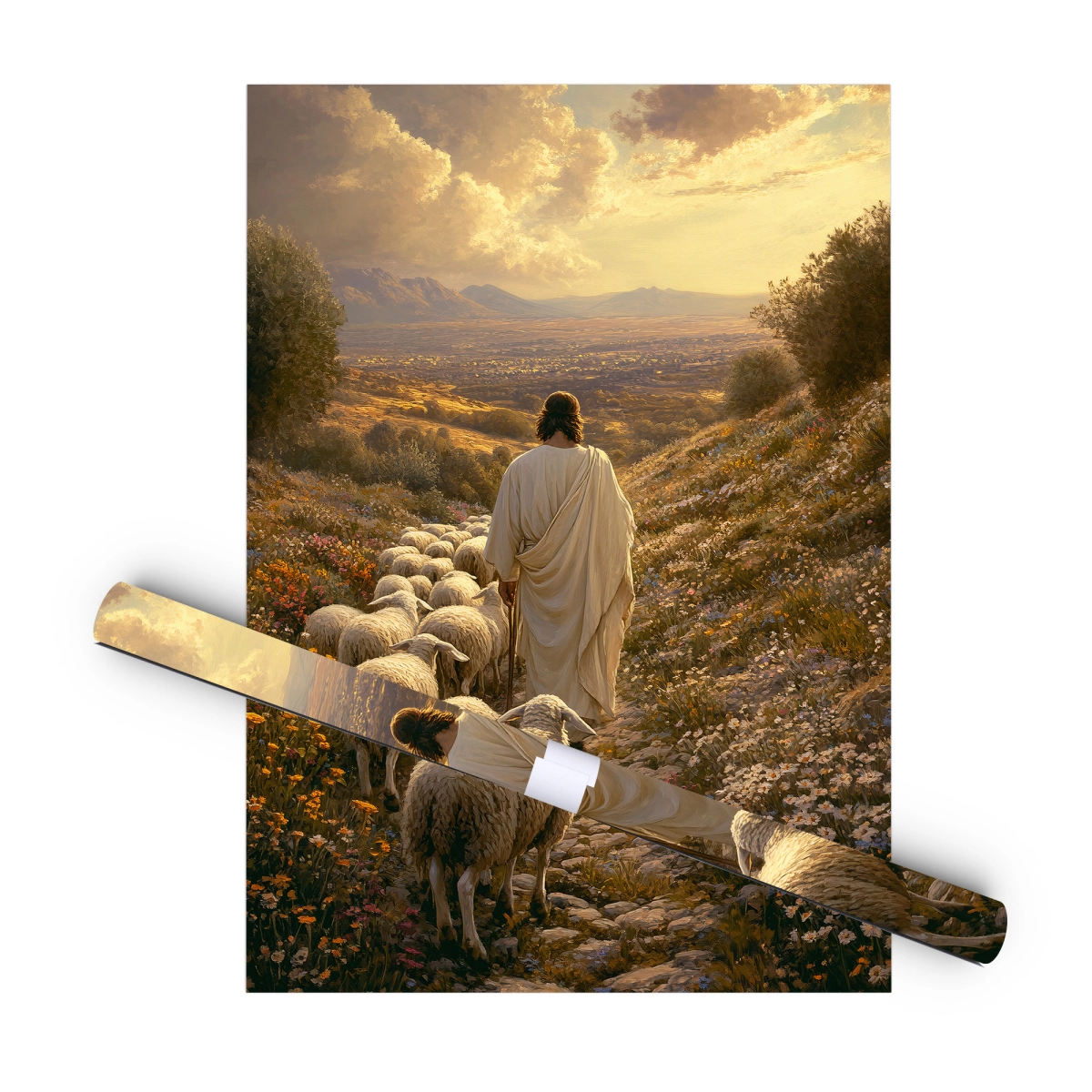 Plakat Jezus Dobry Pasterz JDP0009