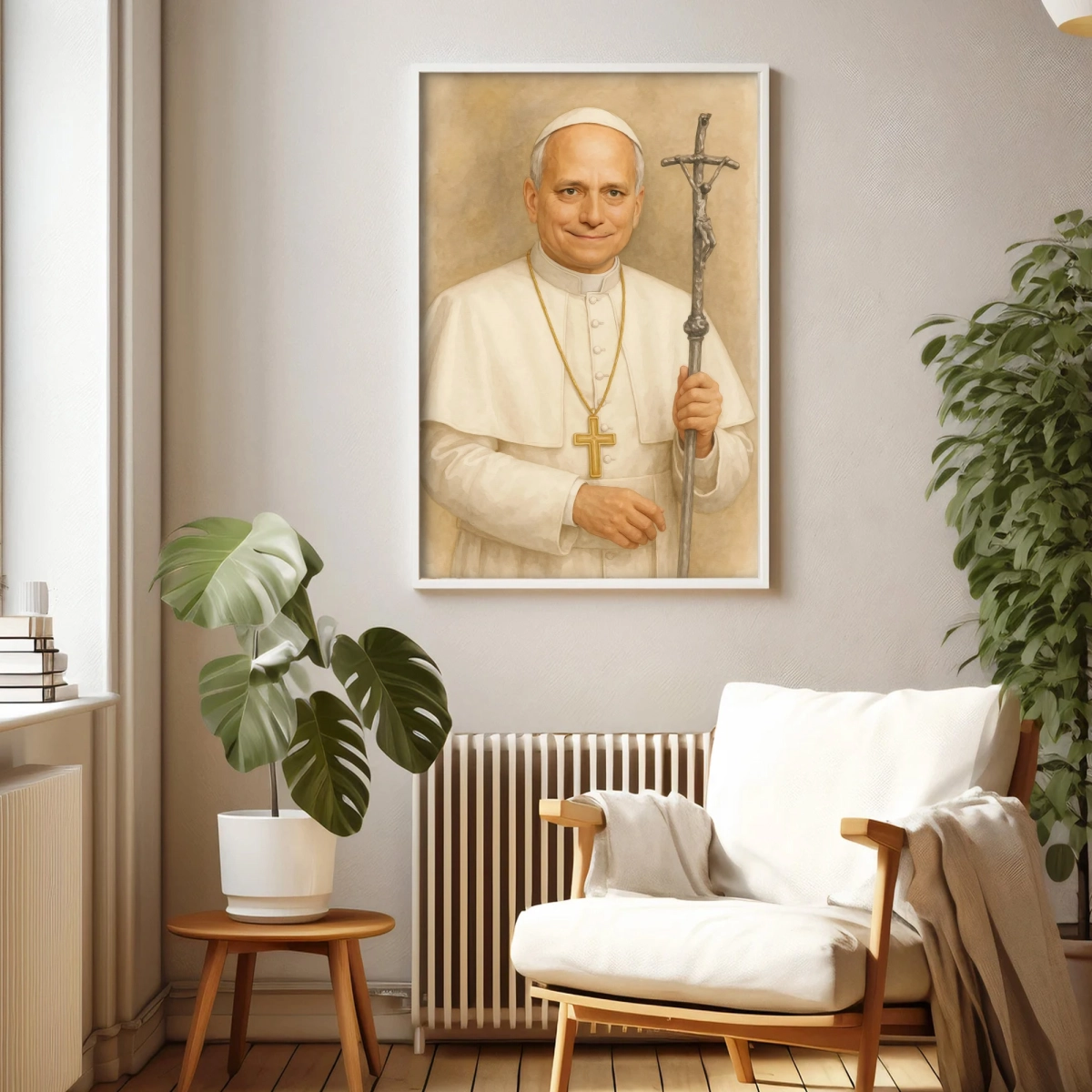 Plakat religijny PORTRET NOWY PAPIEŻ Leon XIV - POPE0003