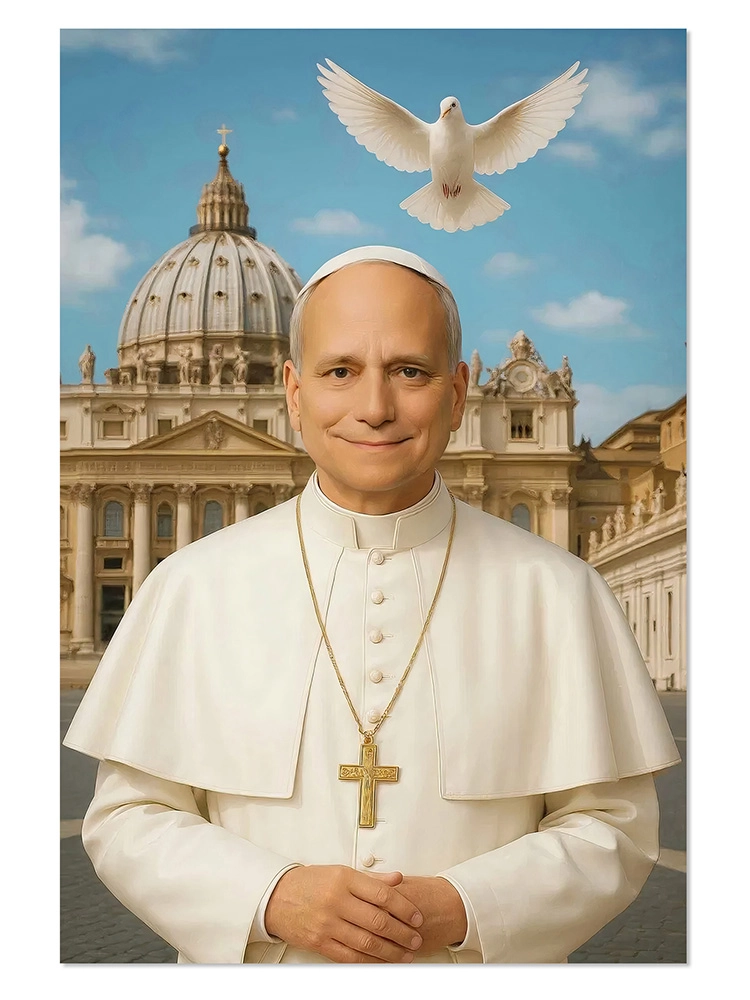 Plakat religijny NOWY PAPIEŻ Leon XIV - POPE0001