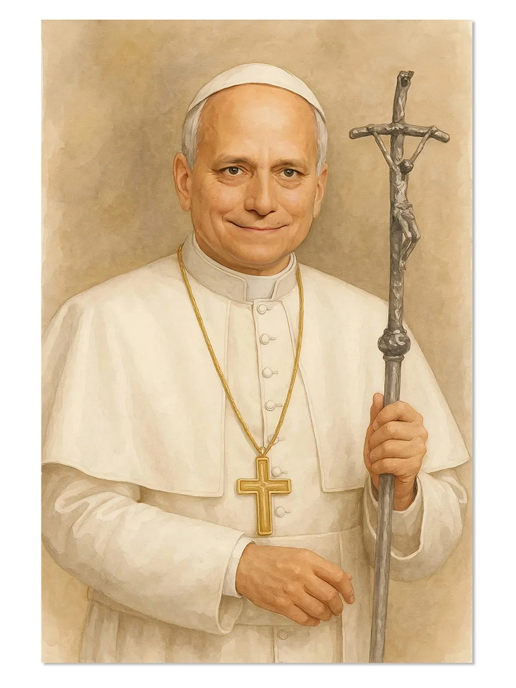 Plakat religijny NOWY PAPIEŻ Leon XIV - POPE0003